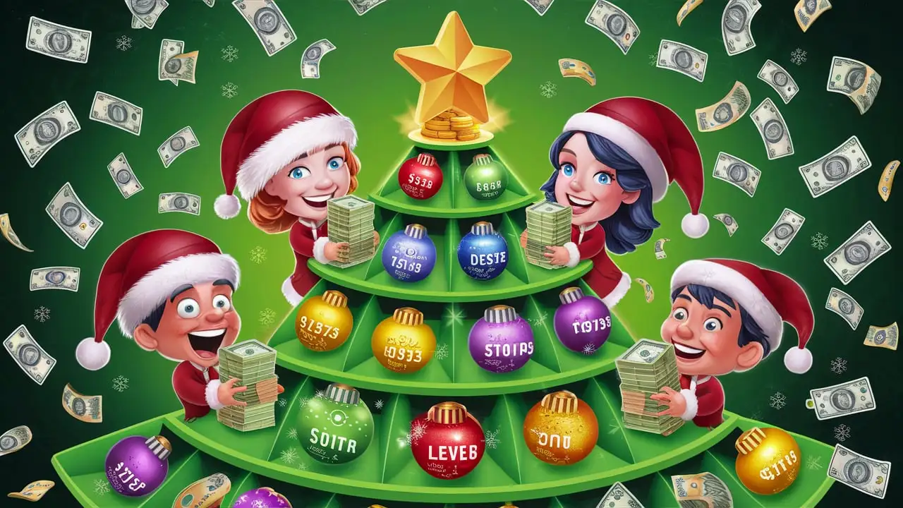 christmas themed money game
