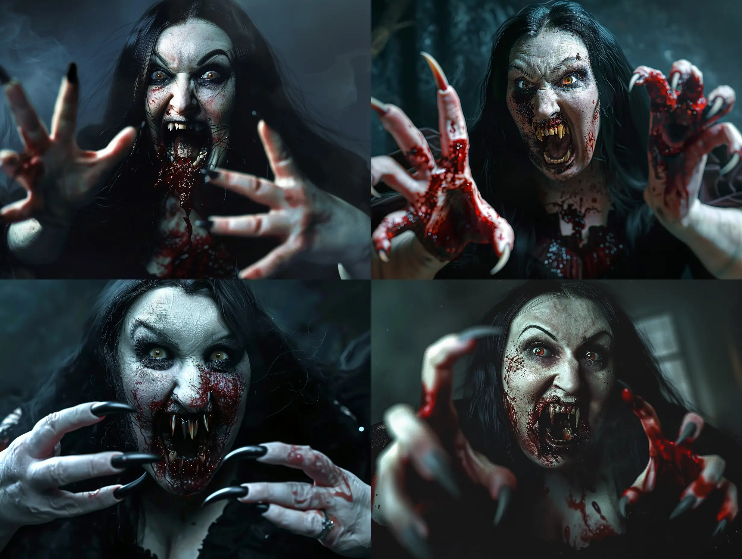 Terrifying-Monstrous-Female-Vampire-with-Predatory-Fangs-and-Curved-Nails-in-Dark-Scene