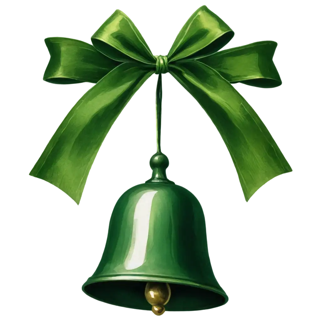Vivid-Green-Bell-PNG-Enhancing-Online-Presence-with-HighQuality-Visuals