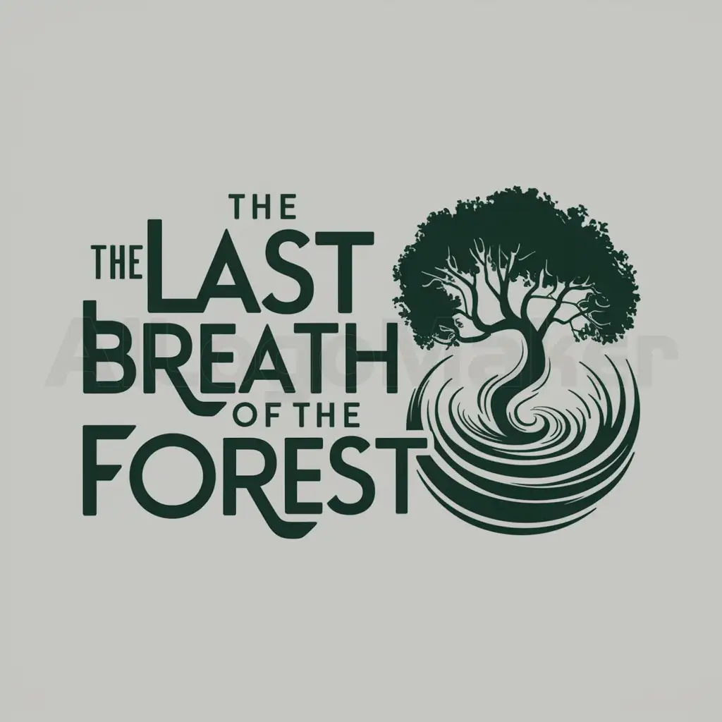 a logo design,with the text "the Last Breath of the Forest", main symbol:magic,Moderate,clear background