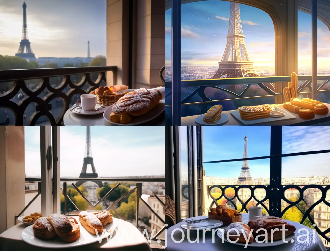 Fresh-Baked-Bread-with-a-View-of-the-Eiffel-Tower