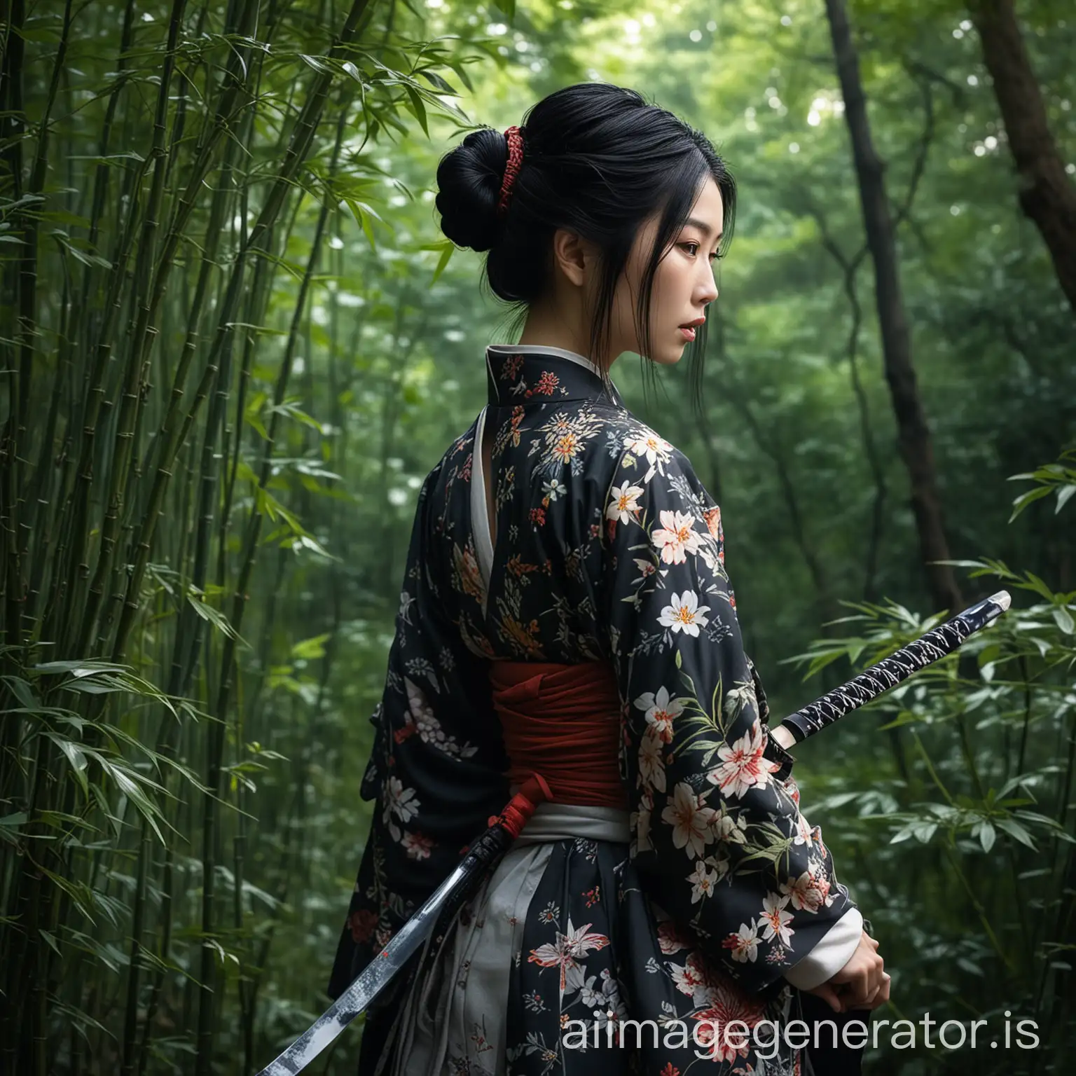 Enchanted-Hanfu-Samurai-Natures-Warrior-in-a-Serene-Garden