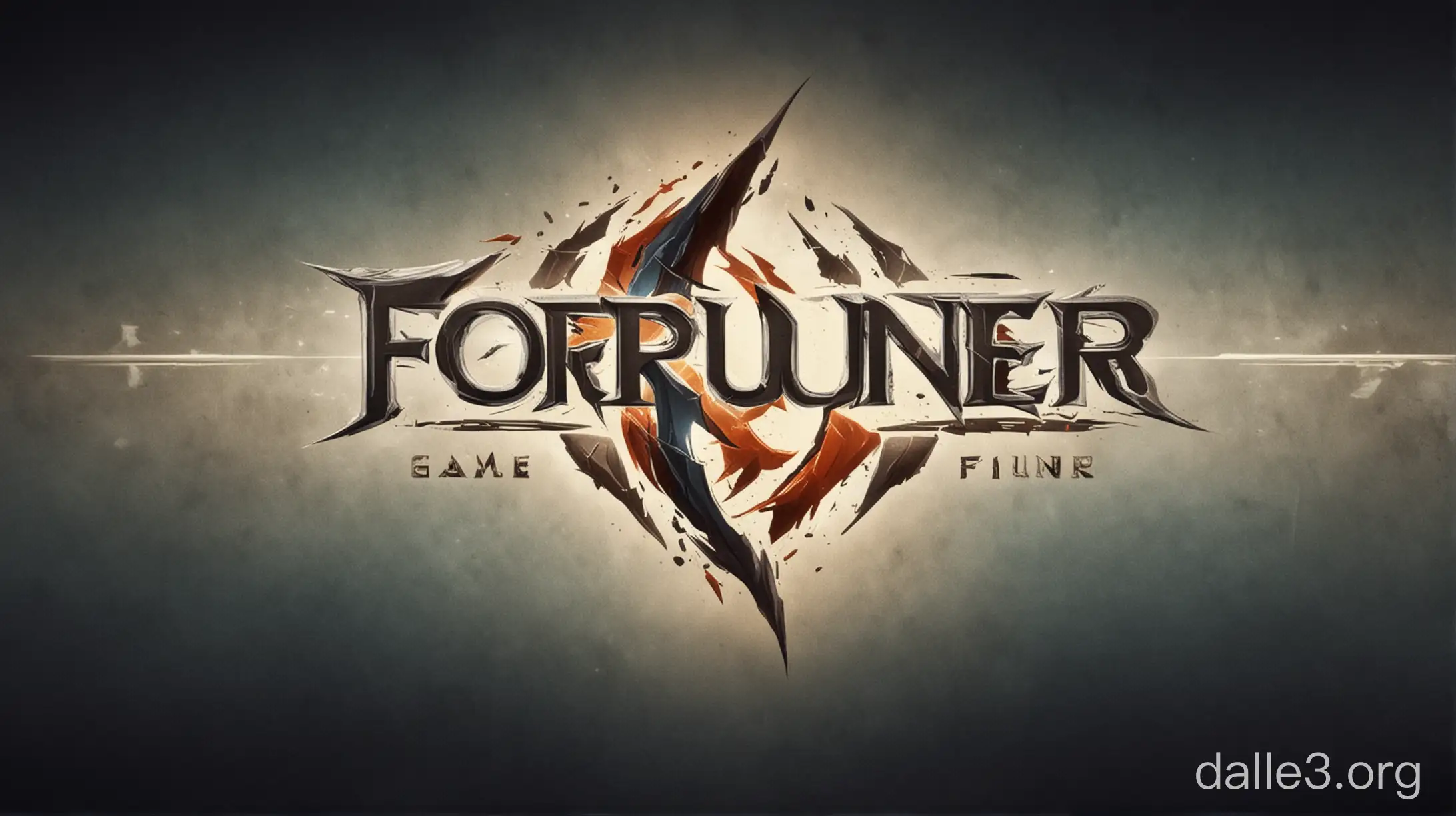 create a company logo, Forerunner logo, semi realistic, brand logo, game company, forerunner is a game company, 2D brand logo, 