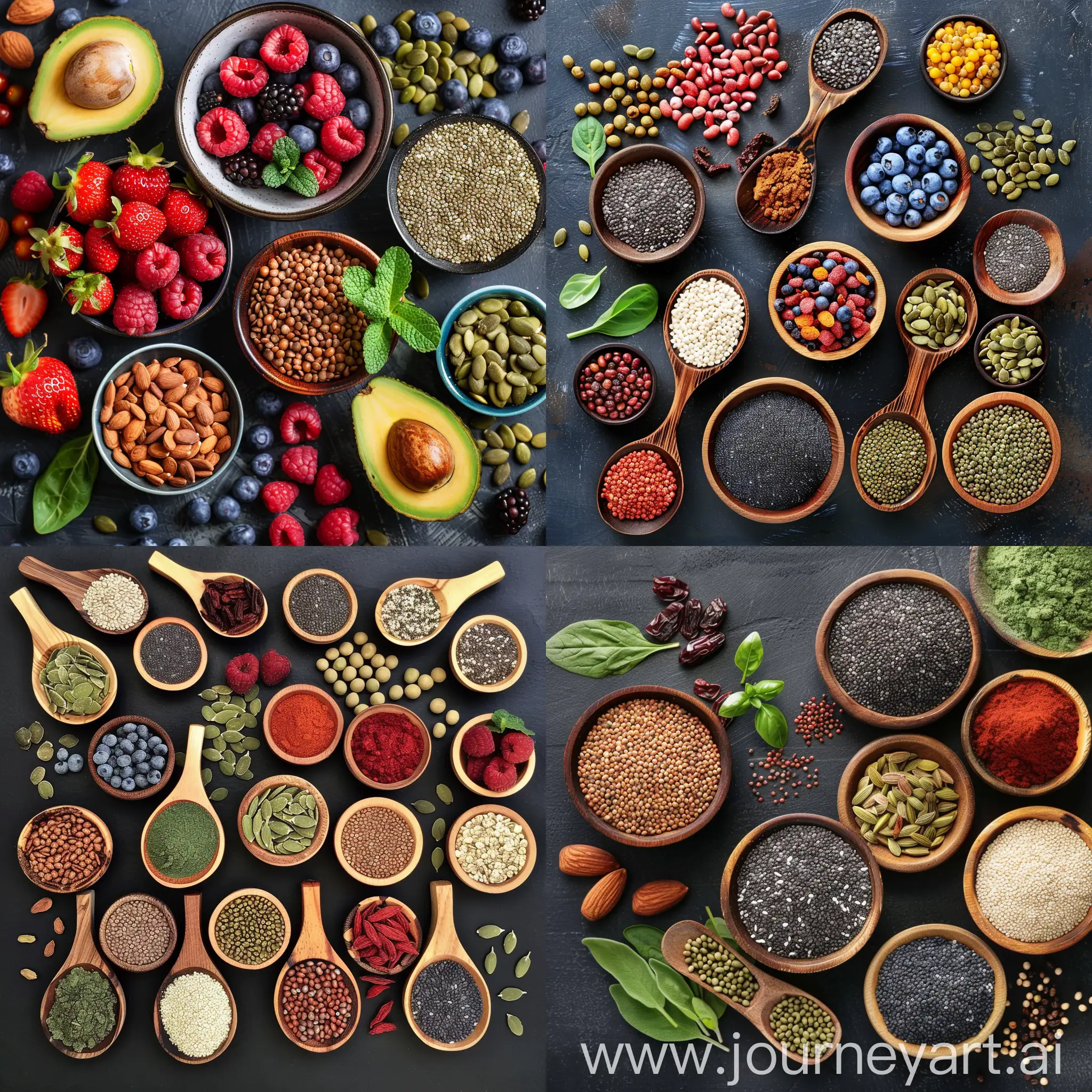 Colorful-Superfoods-Arranged-in-a-Symmetrical-Composition
