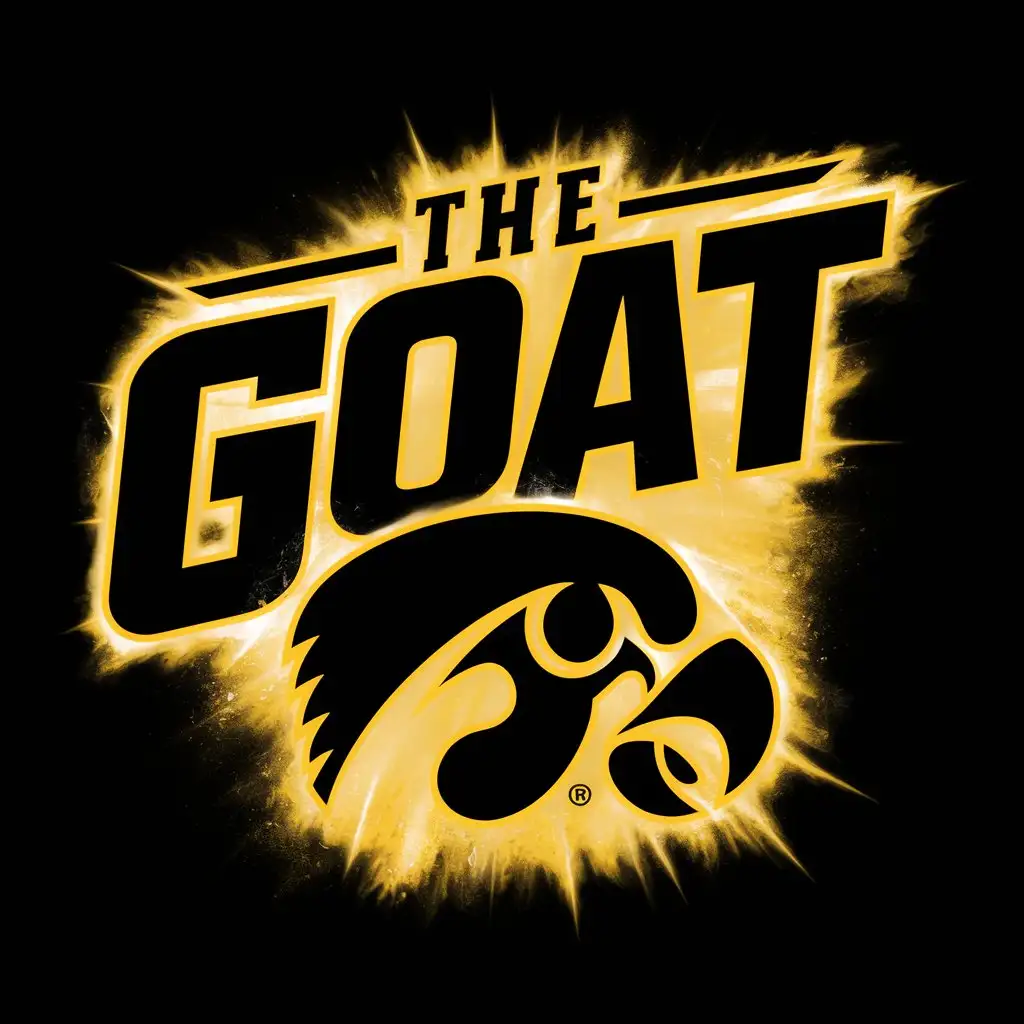 University of Iowa Womens Basketball Insignia in THE GOAT Colors