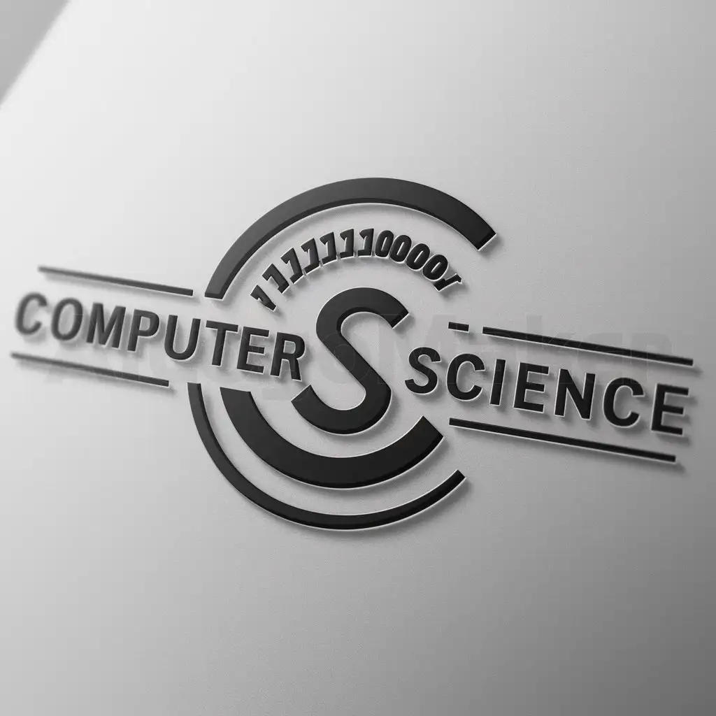 a logo design,with the text "computer science", main symbol:need logo for computer science department,Moderate,be used in 0 industry,clear background