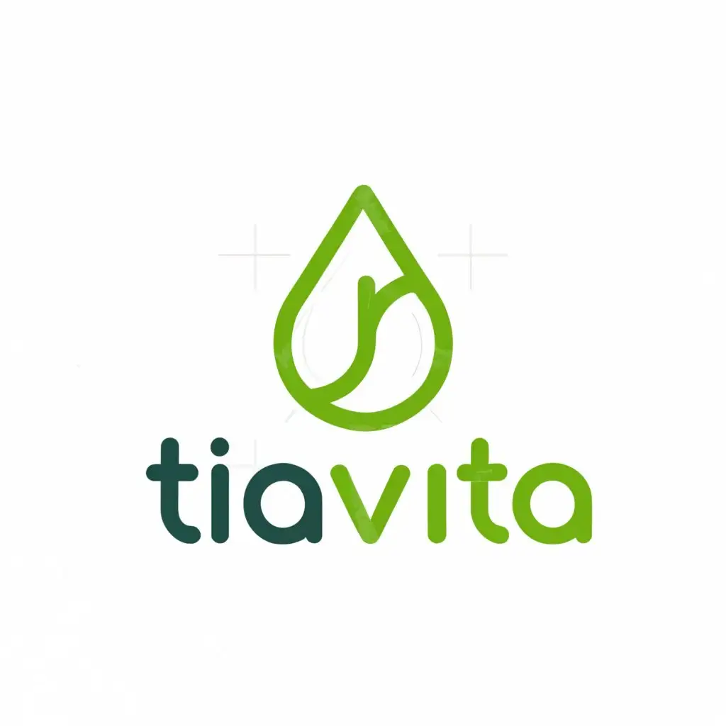 a logo design,with the text "TiaVita", main symbol:Health & Nutrition,Minimalistic,be used in Beauty Spa industry,clear background