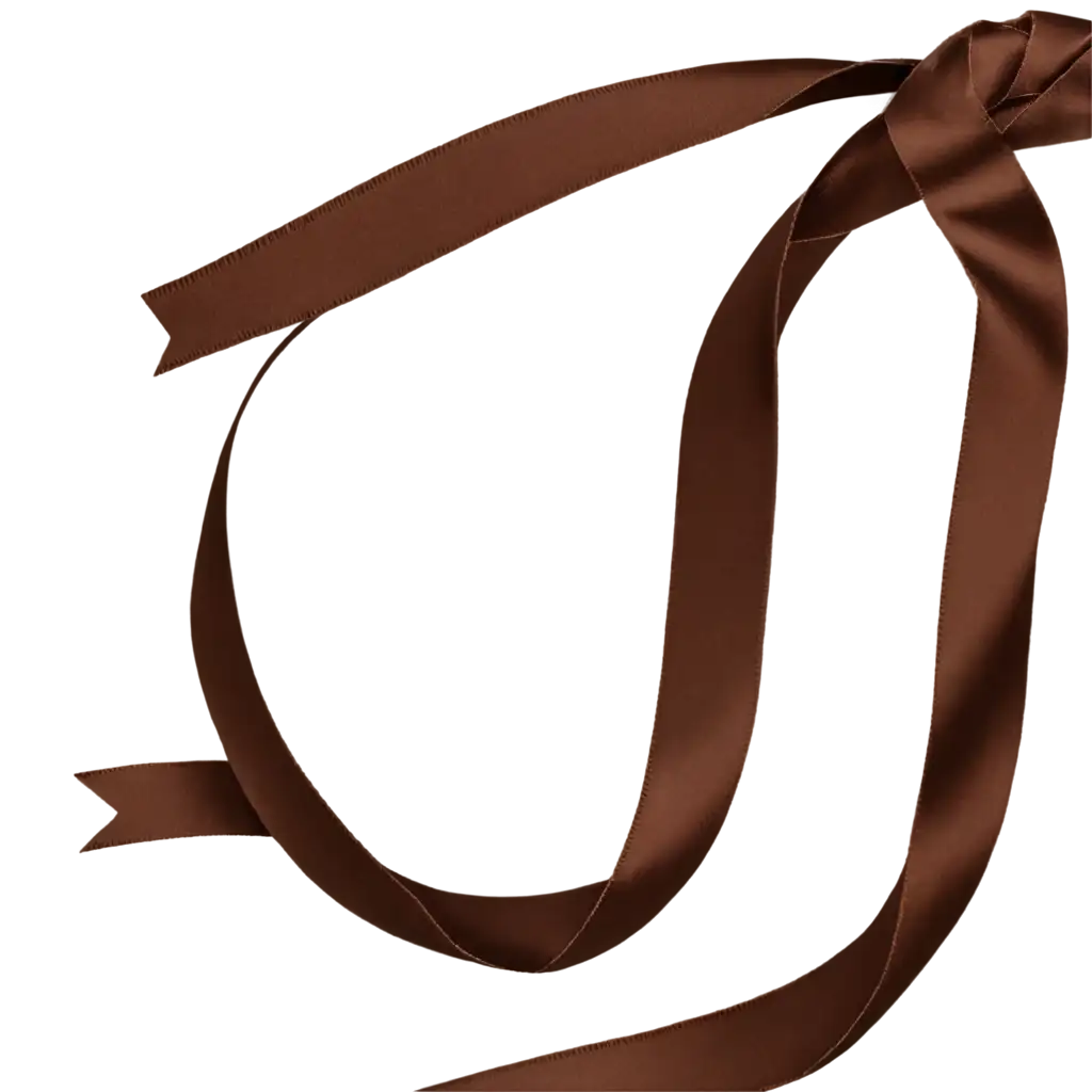 HighQuality-Brown-Ribbon-PNG-Image-for-Versatile-Applications