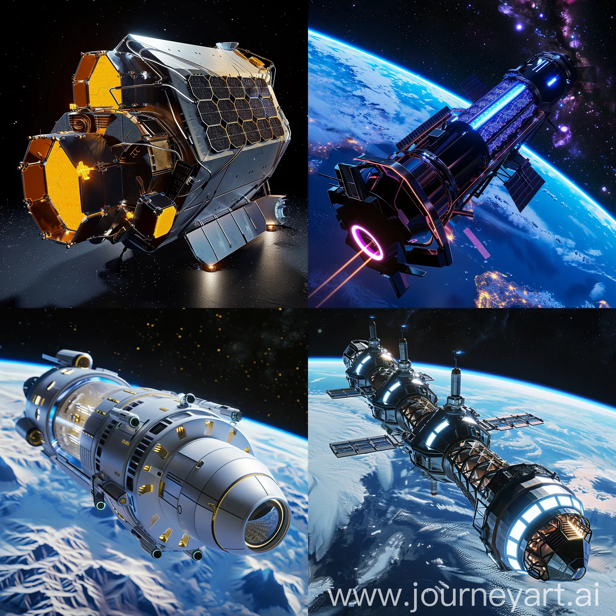 Futuristic-Space-Telescope-in-Earth-Orbit-with-Modular-Assembly-and-NanoMaterial-Coatings