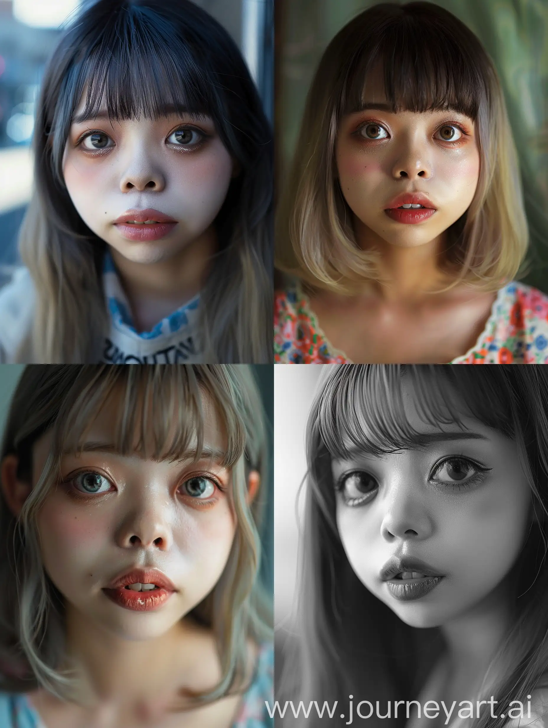 Japanese-Young-Girl-with-a-Slim-Face-Portrait