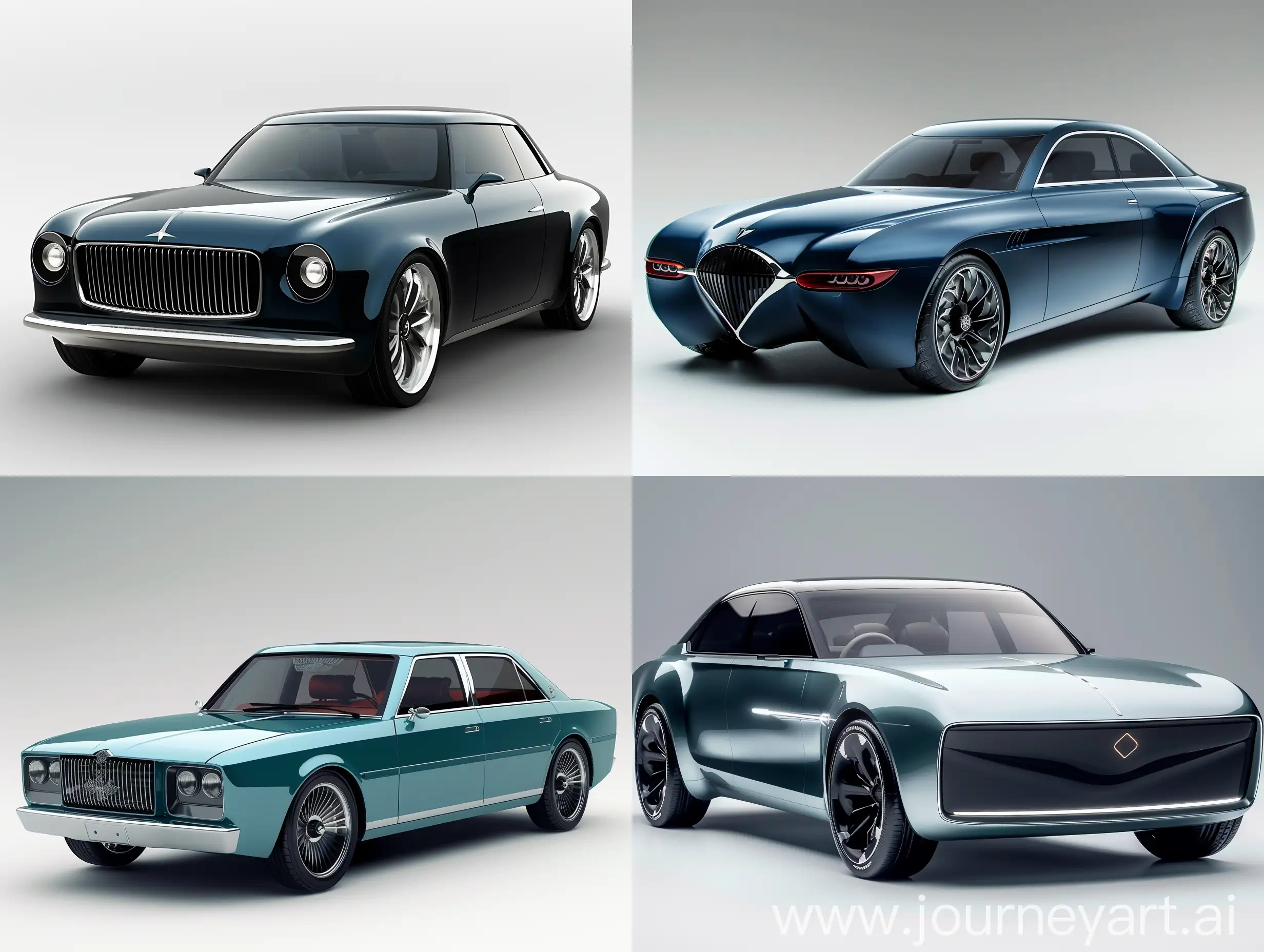 Futuristic-Reinterpretation-of-Hindustan-Motors-Ambassador-Sedan-Elegant-Front-View