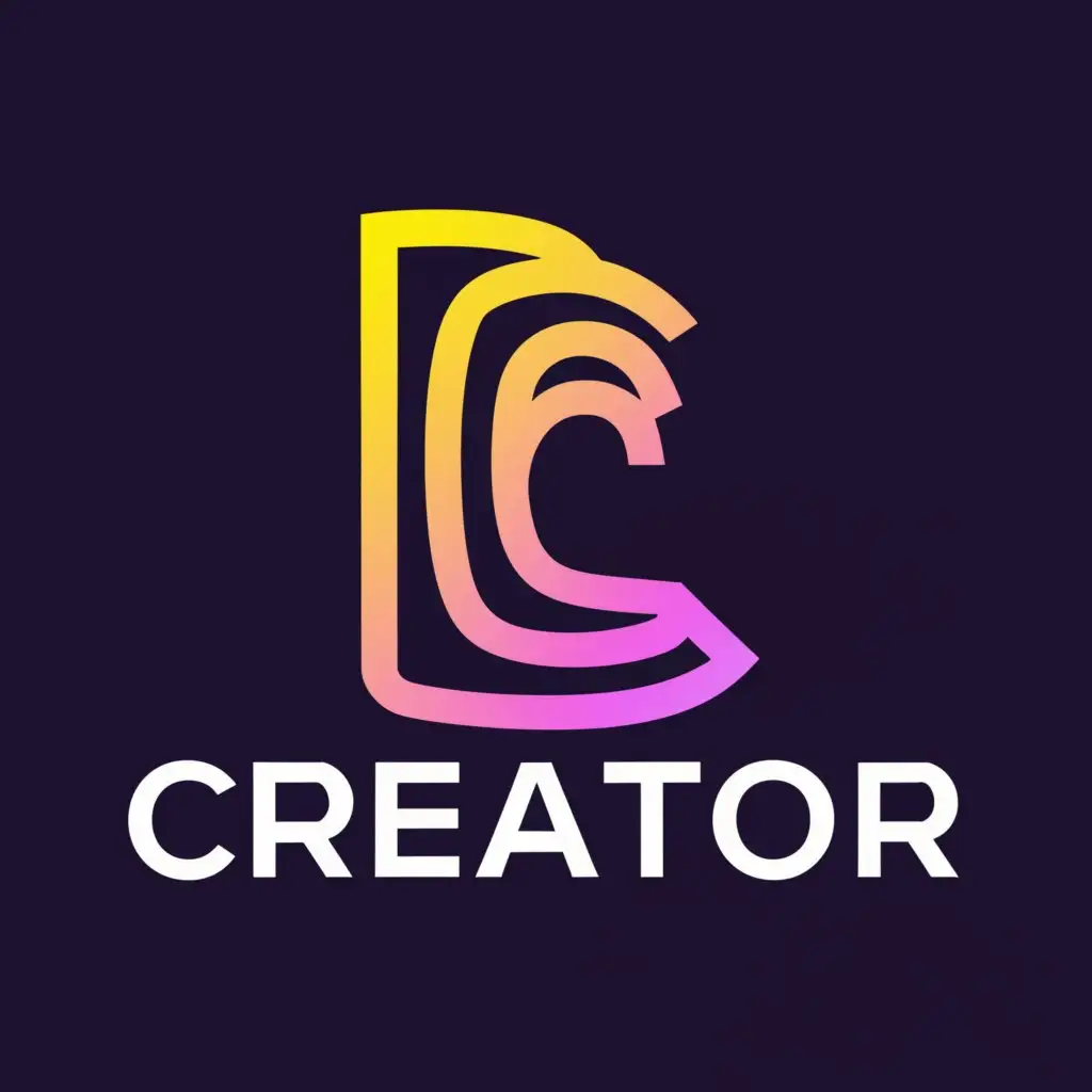 a logo design,with the text "CREATOR", main symbol:smartphone,Minimalistic,be used in Entertainment industry,clear background