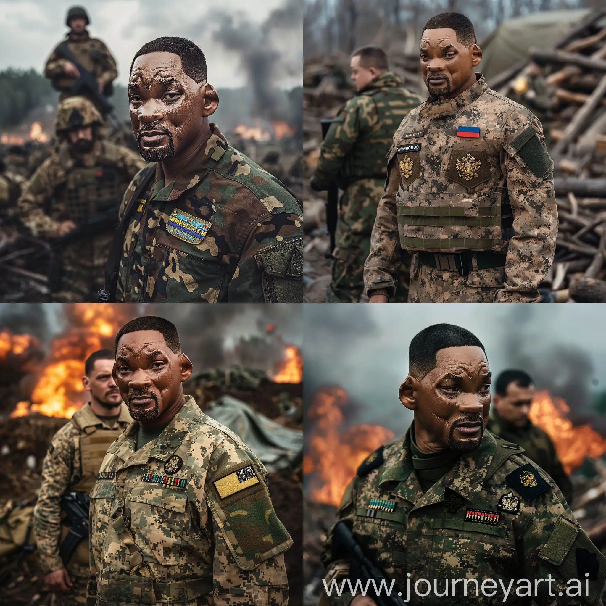 Will-Smith-in-Military-Uniform-at-Special-Operation-in-Ukraine-with-Prigozhin-Amidst-Fierce-Battles