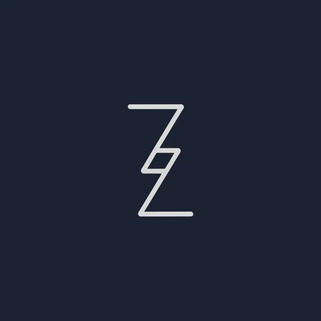 LOGO-Design-for-Zeuss-Minimalistic-Lightning-Bolt-and-Z-with-Clear-Background