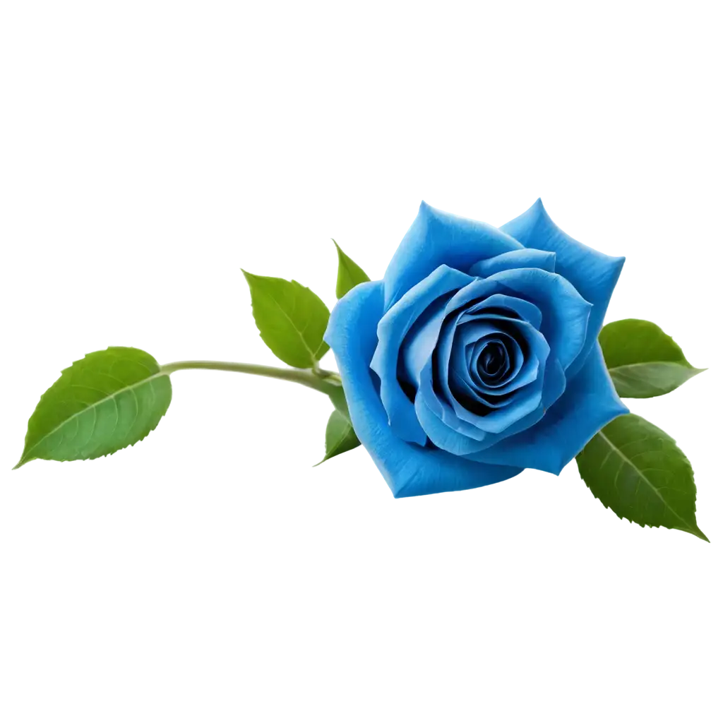 close up of blue rose flower