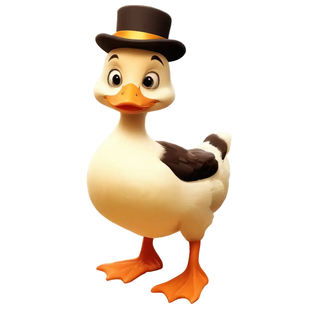 HighQuality-PNG-Cartoon-Duck-Image-for-Game-Development