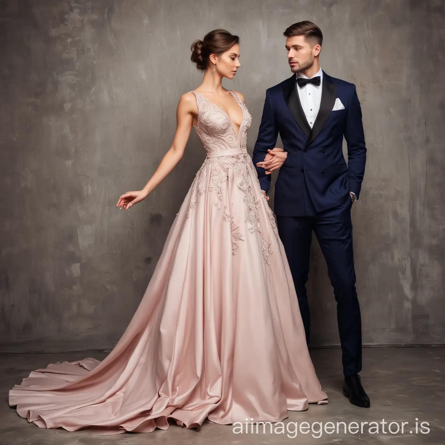 Elegant-Couple-in-Modern-Luxury-Attire