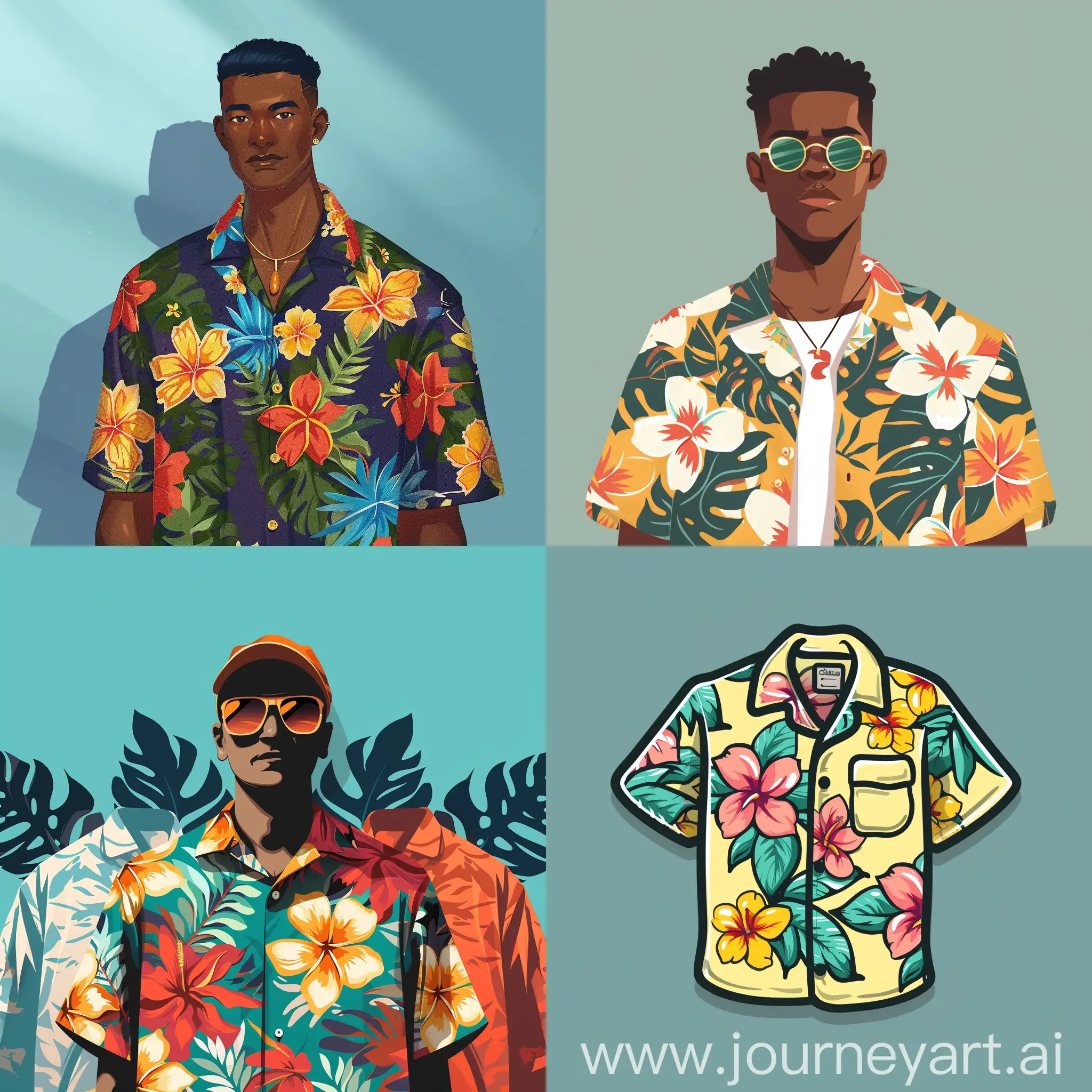 Аватар для магазина по продаже гавайских рубашек