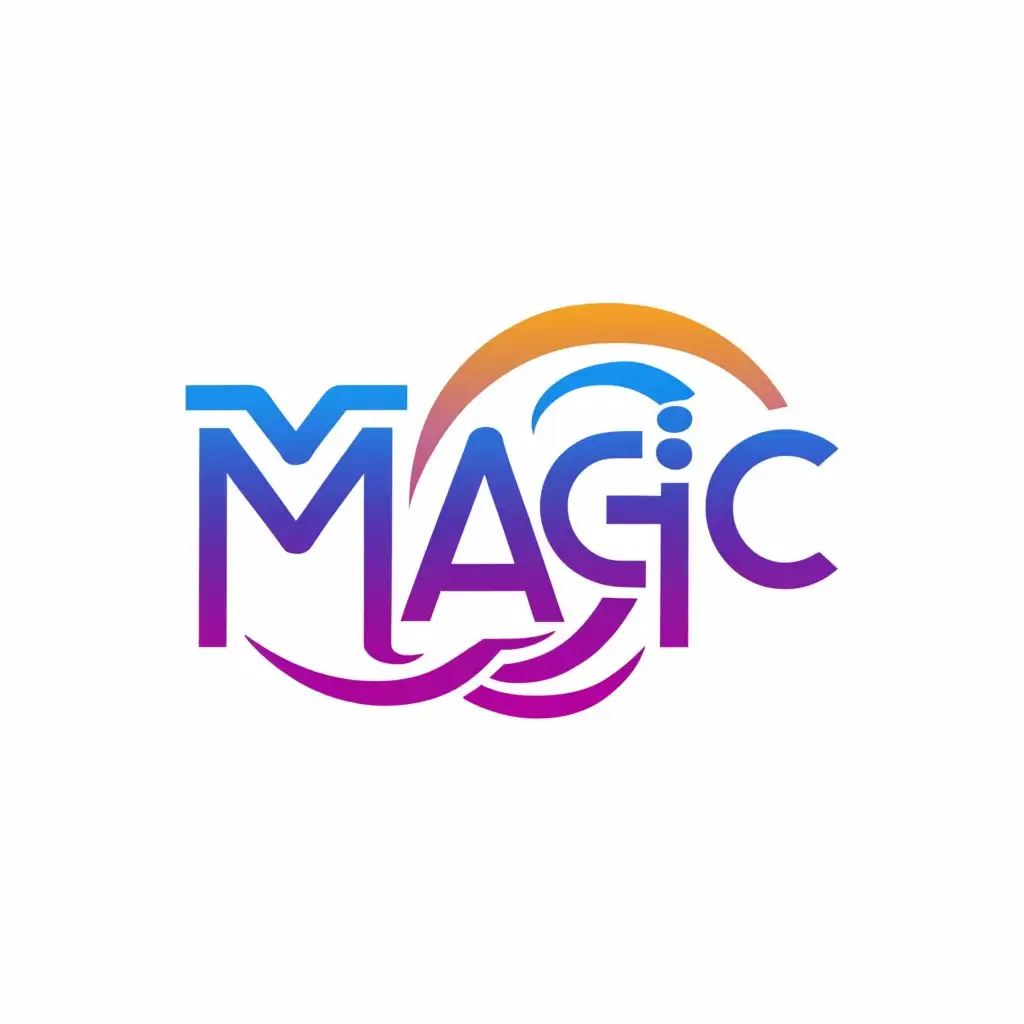 a logo design,with the text "magic", main symbol:MAGIC,Moderate,clear background