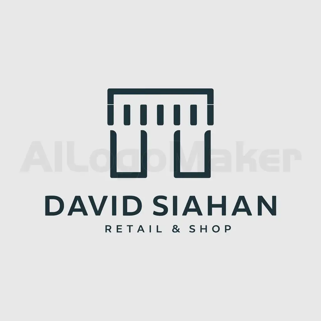 a logo design,with the text "DAVID SIAHAAN", main symbol:KEDAI,Moderate,be used in SHOP industry,clear background