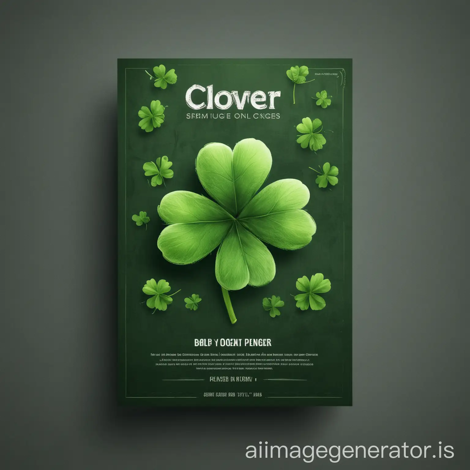 clover promotional design template