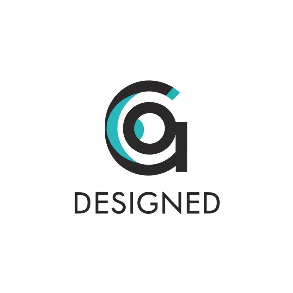 a logo design,with the text "Designed", main symbol:D,Minimalistic,be used in Finance industry,clear background