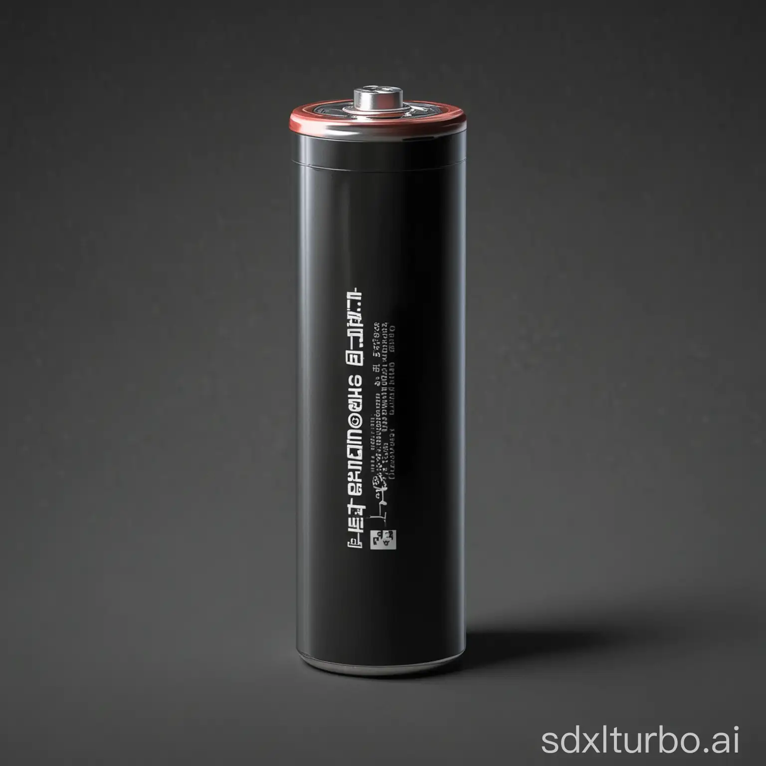 Generate an image of a battery with tech feeling