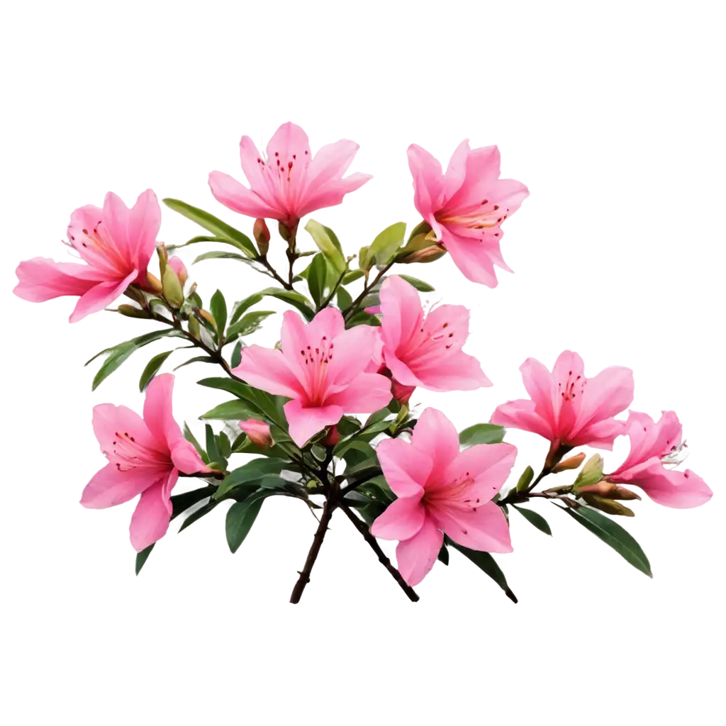 Vibrant-Azalea-Big-Flowers-PNG-Capturing-Natures-Splendor-in-HighQuality-Digital-Format