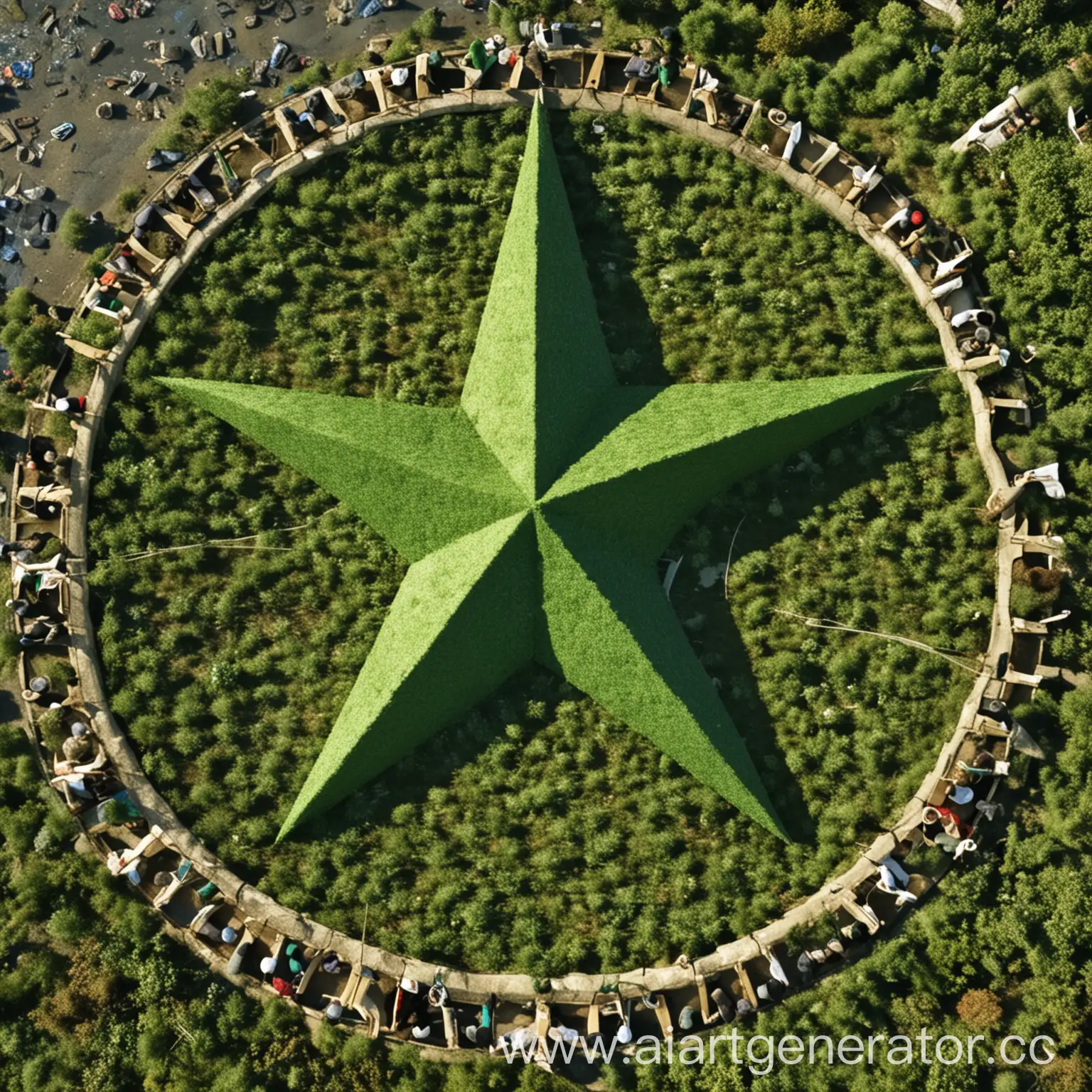 Utopian-Ecopolis-Green-Star-Sustainable-Living-and-Collective-Harmony