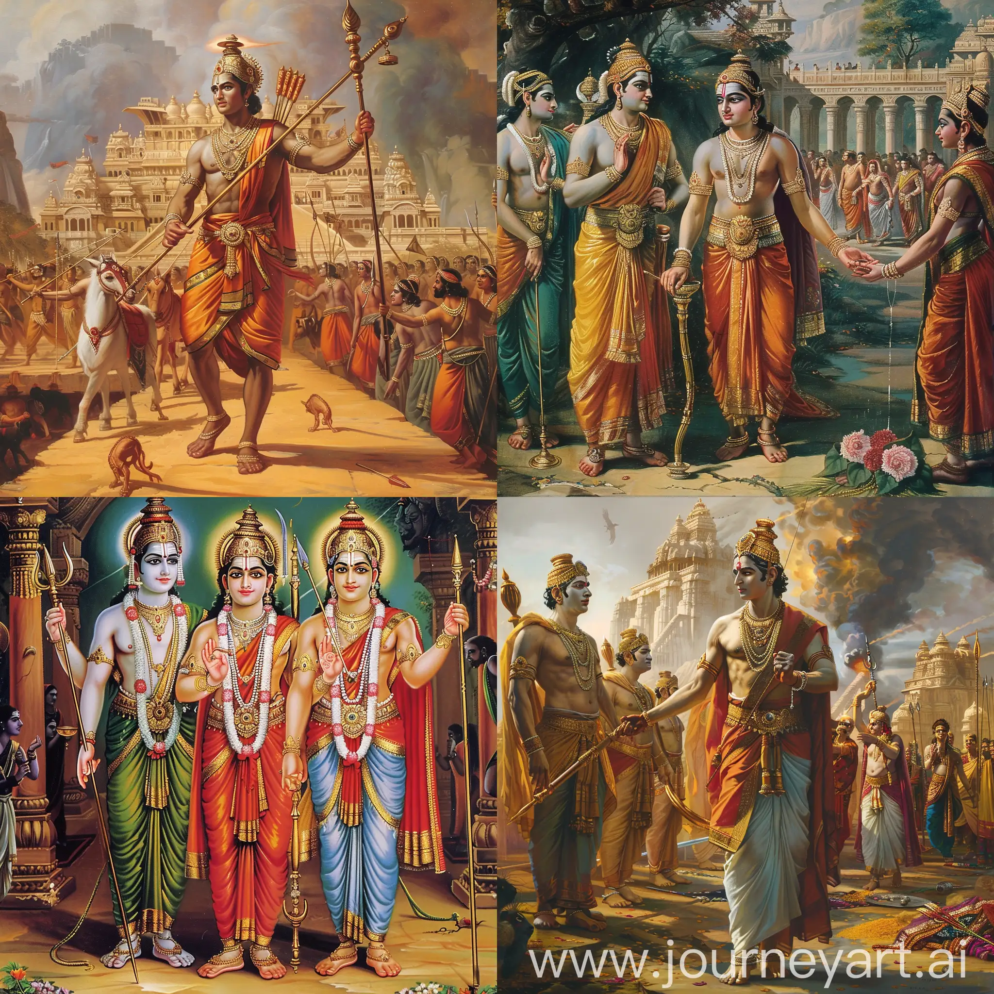 TELL RAMAYANA IN 5 IMAGES