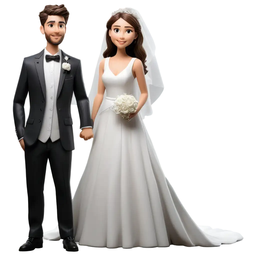 Cartoon-Bride-and-Groom-PNG-Image-Joyful-Wedding-Illustration-for-Online-Invitations-and-Celebrations