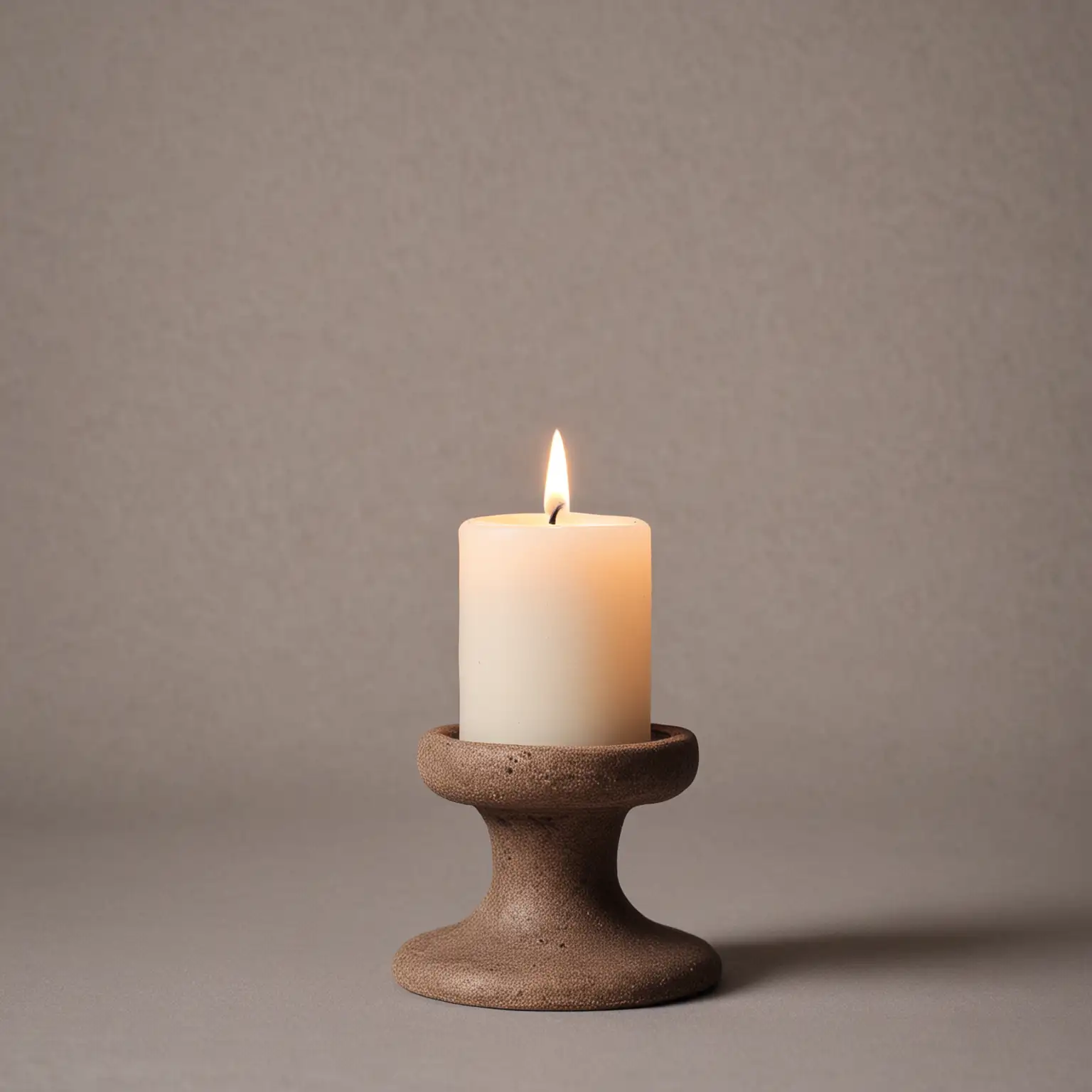 Young-Woman-Holding-a-Candle-with-Powder-in-Background