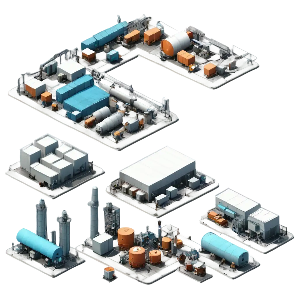 HighQuality-3D-Isometric-Industrial-Area-PNG-Image-Enhance-Your-Projects-with-Stunning-Visuals