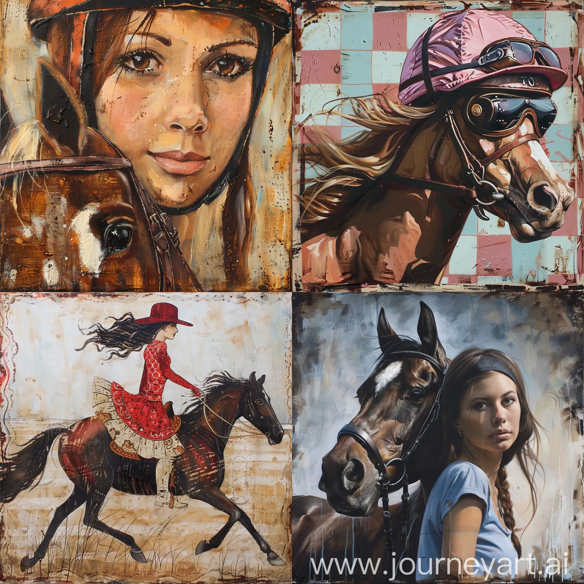 Vibrant-Race-Horse-Girl-Portrait