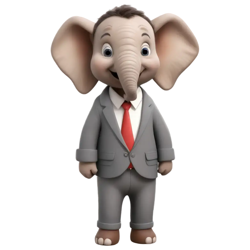 Adorable-Cartoon-Male-Elephant-PNG-Creative-AI-Art-Prompt