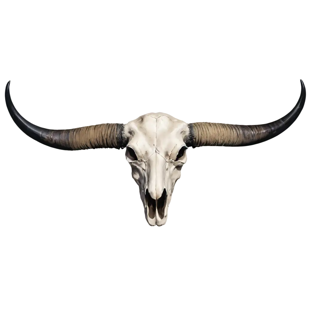 Exquisite-PNG-Rendering-of-a-Cow-Skull-Enhancing-Detail-and-Clarity