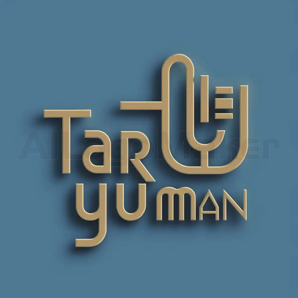 LOGO-Design-For-Tarjuman-Blue-Background-with-Translation-and-Language-Symbol