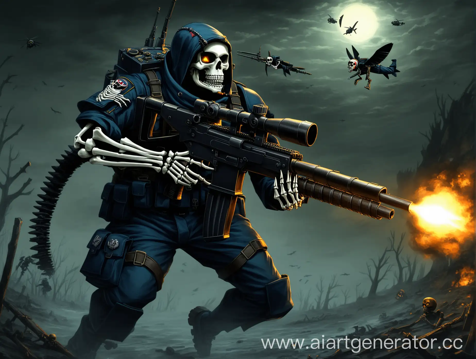 Intense-Grim-Skeleton-Helldiver-Shooting-Art