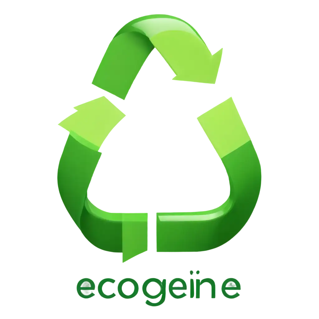 make me logo for a company called Ecogeine that wants to manage waste in the environment