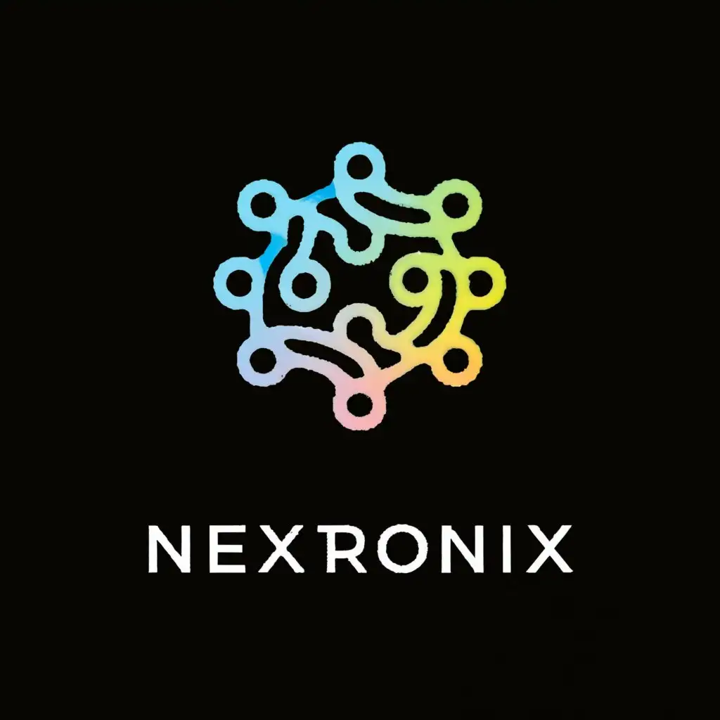 a logo design,with the text "nextronix", main symbol:Web design,complex,clear background