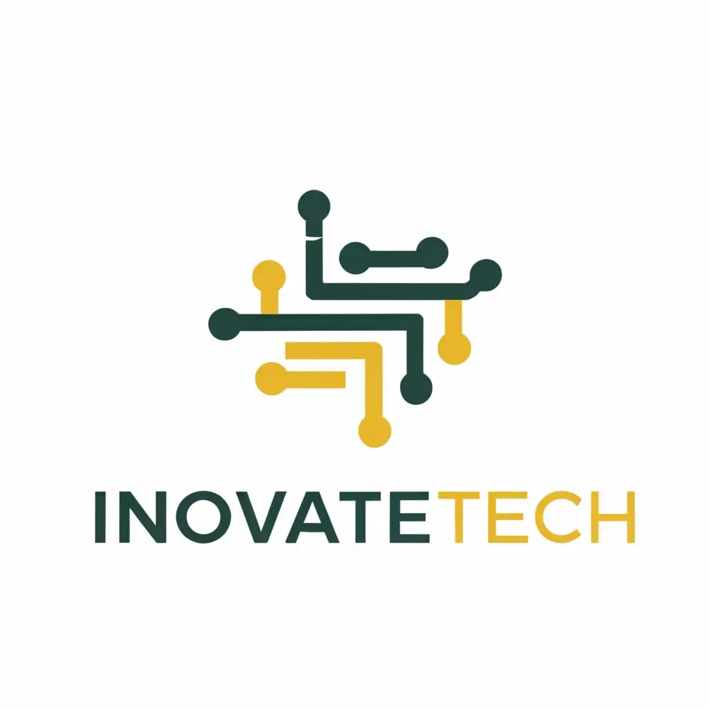 a logo design,with the text "InnovateTech", main symbol:Something technical, IT,Moderate,be used in Technology industry,clear background