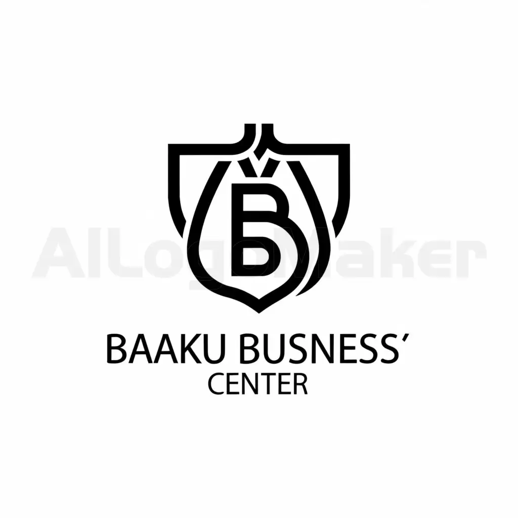 a logo design,with the text "Baku Business Center", main symbol:BBM,Moderate,be used in Legal industry,clear background