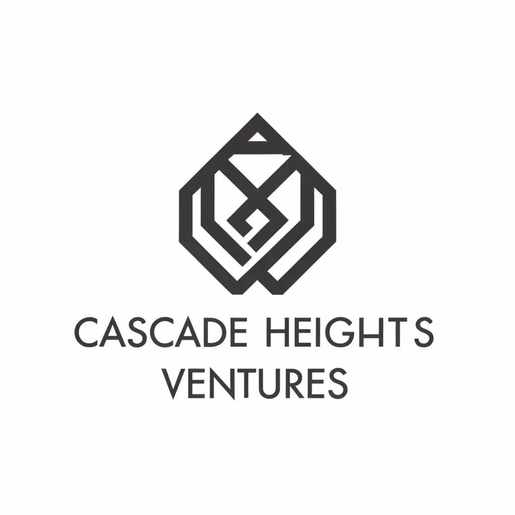 a logo design,with the text "Cascade Heights Ventures 
254 Chapman Rd
Ste 208 #17335
Newark, Delaware 19702
", main symbol:Greek,complex,be used in Others industry,clear background