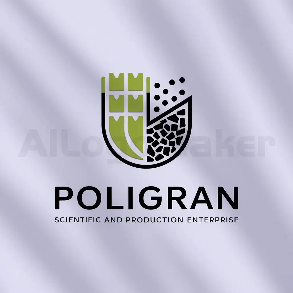 LOGO-Design-For-POLIGRAN-Modern-Clear-Text-with-Combi-Fodder-Symbol-on-Neutral-Background
