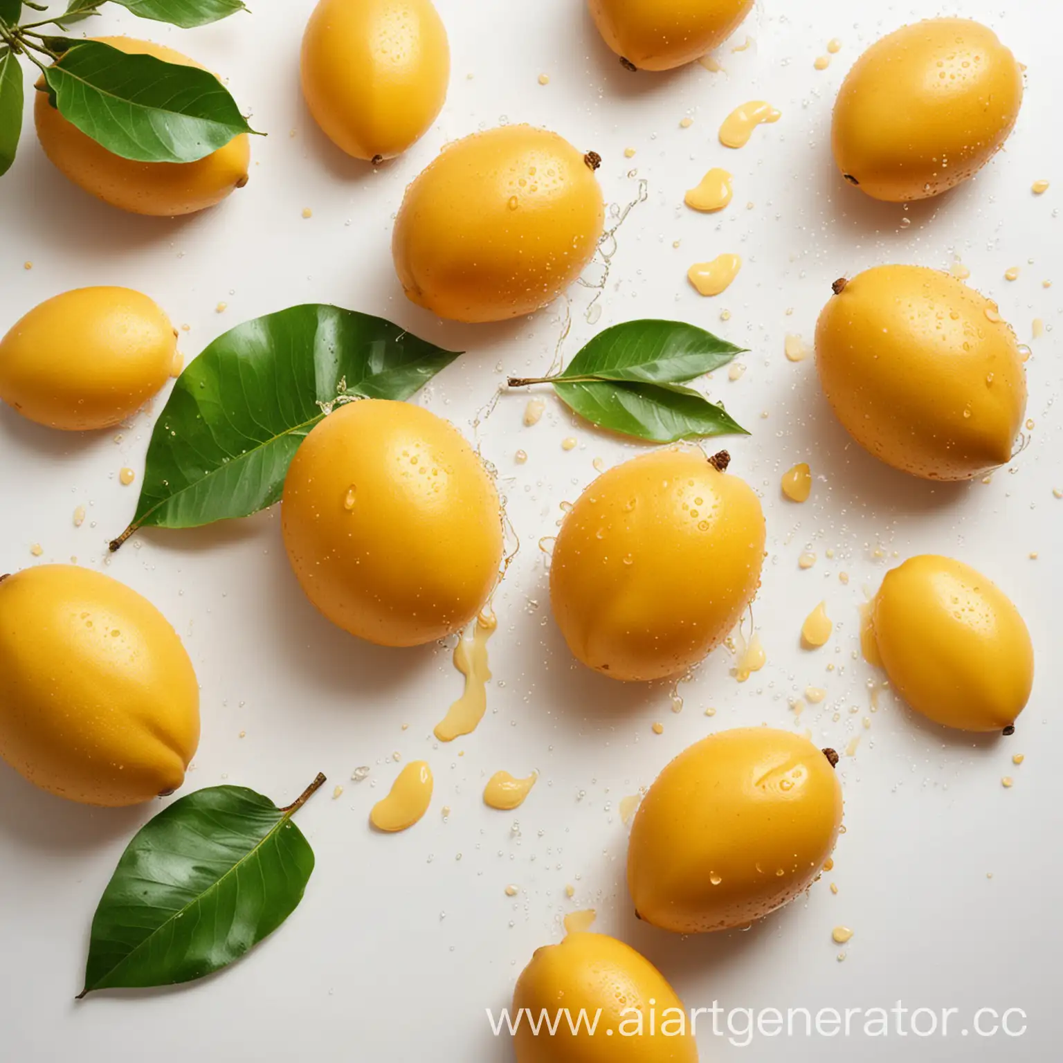 Fresh-Mangoes-on-White-Background-Vibrant-Fruit-Photography