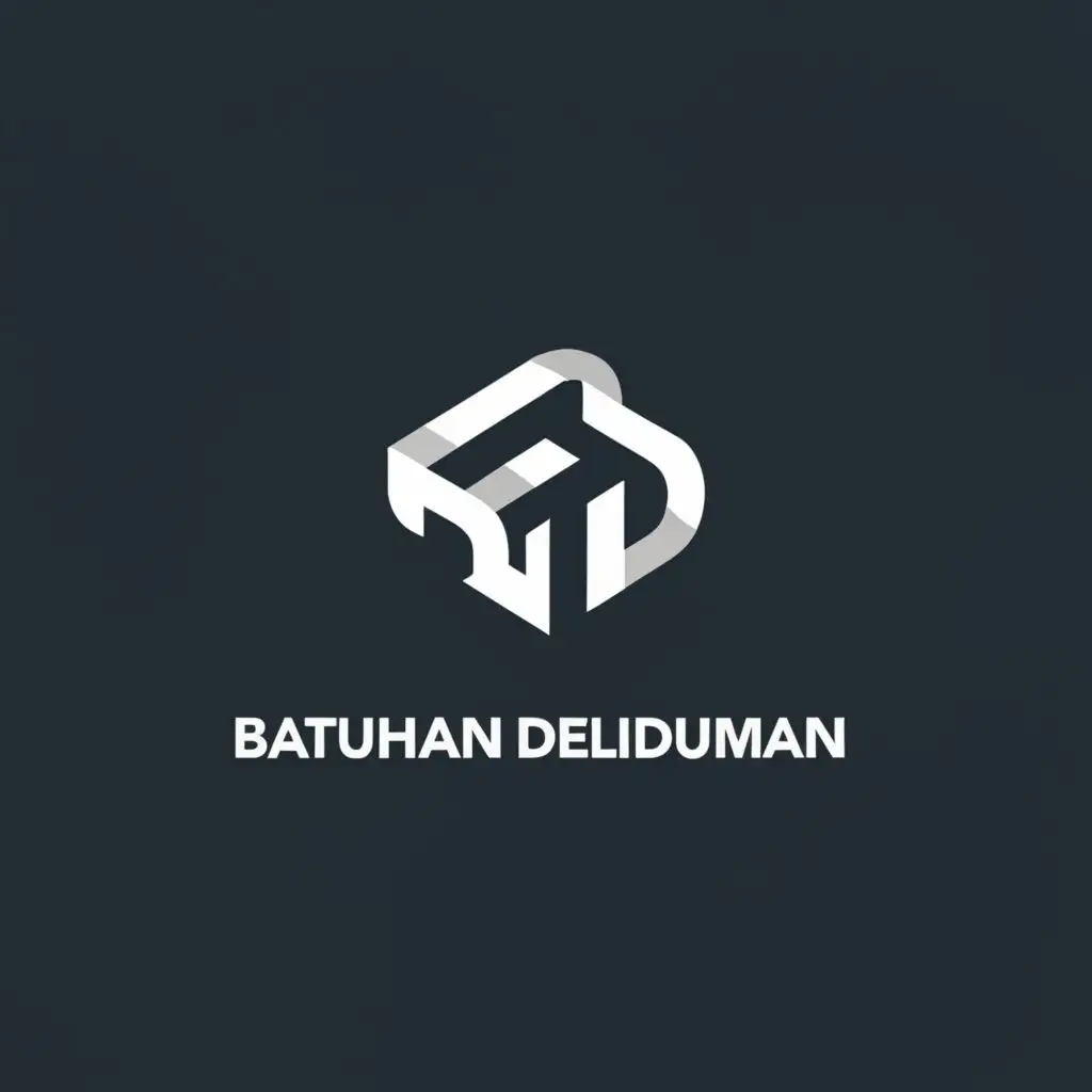 a logo design,with the text "Batuhan Deliduman", main symbol:BD,Minimalistic,be used in Technology industry,clear background
