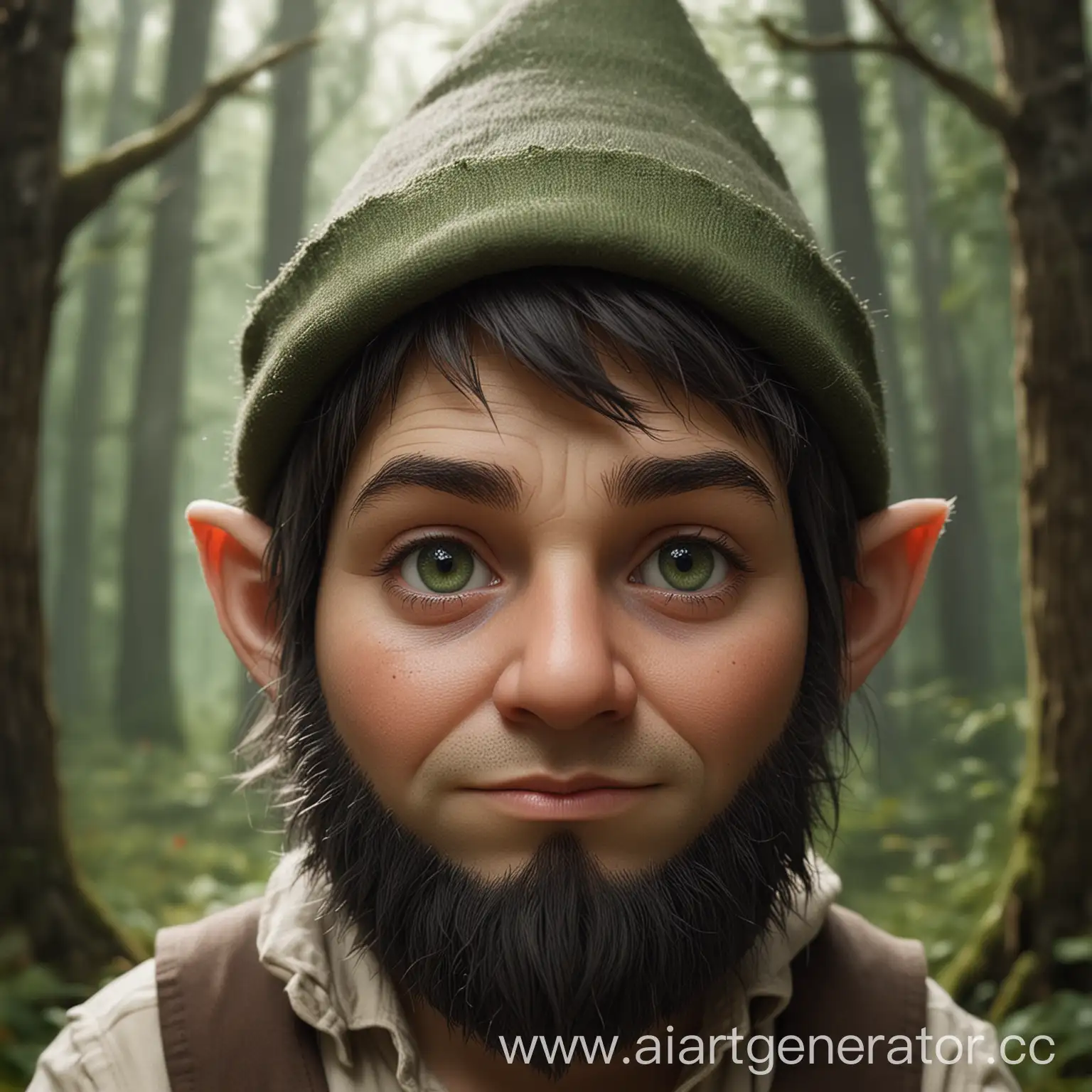 Reclusive-Forest-Gnome-with-Green-Eyes-and-Dark-Hair