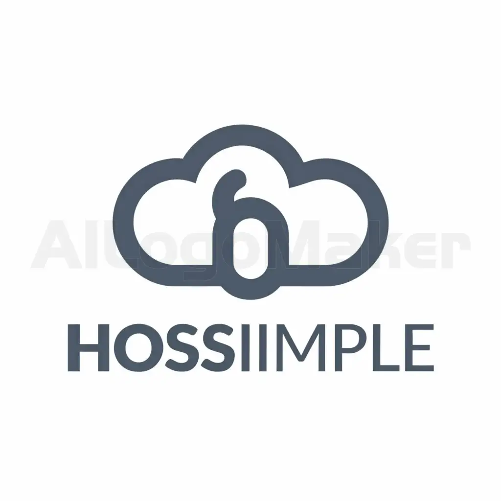 a logo design,with the text "HostSimple.net", main symbol:I'm in need of a creative yet minimalistic logo for my website, HostSimple.net. It should incorporate the colors blue and gray, lending it an elegant, modern feel. The logo must symbolize hosting.

Key requirements:
- Minimalistic design style
- Colors: Blue and gray
- Symbol: Hosting

Ideal freelancer for this job is someone who is experienced in minimalistic branding, can share relevant past work and could suggest a few variations of the logo concept.

Your proposal will stand out if you:
- Have a well-established portfolio of minimalistic logo designs
- Have previously designed logos for web hosting businesses
- Can deliver the project within a short time frame.,Minimalistic,clear background