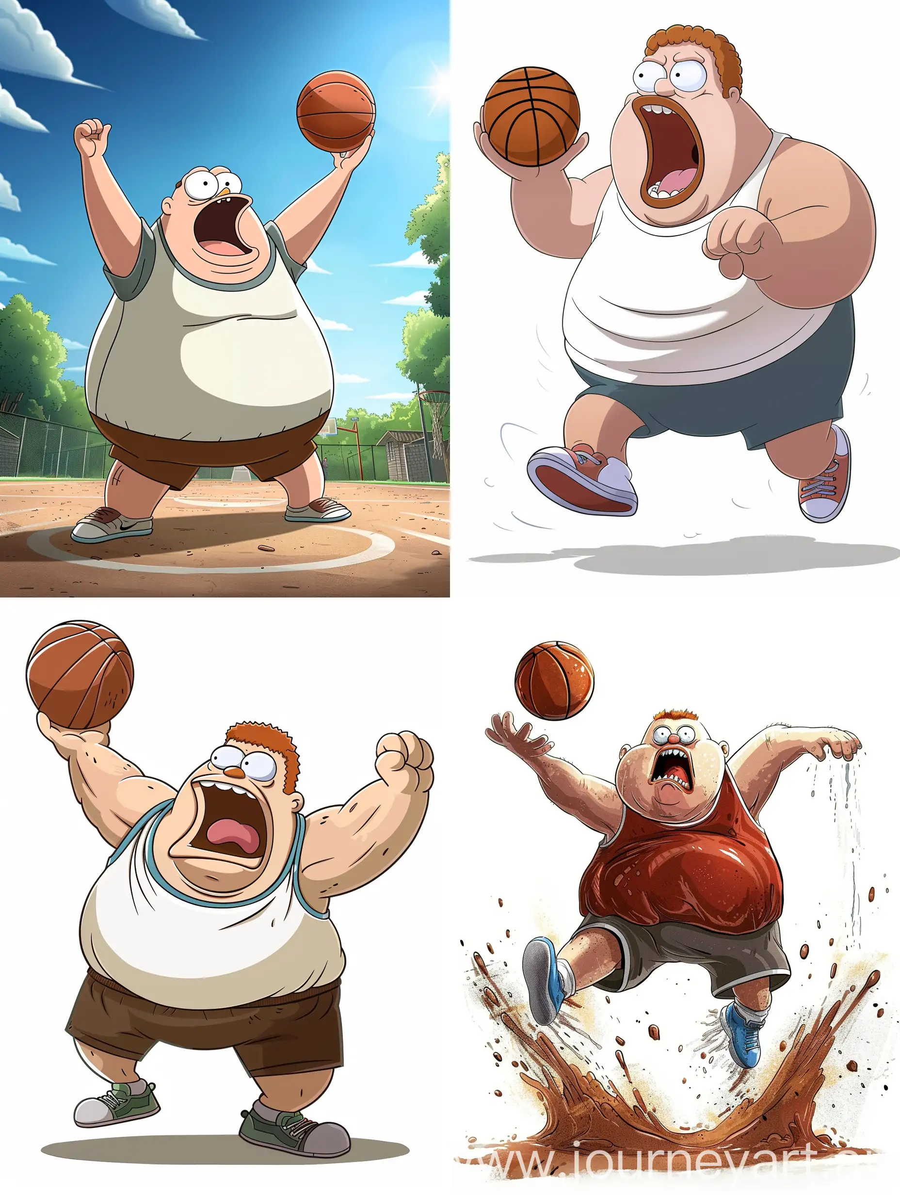 Peter-Griffin-Basketball-Excitement