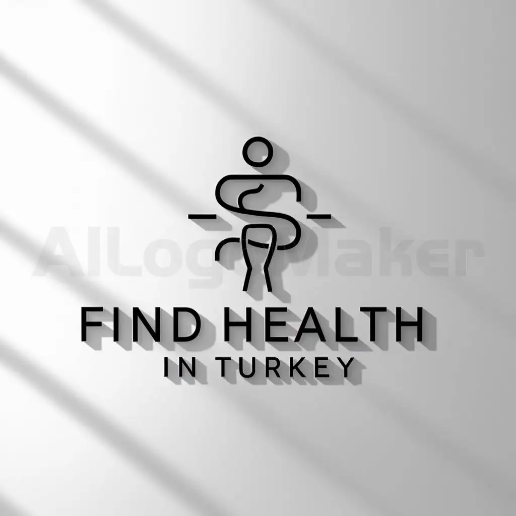 a logo design,with the text "Find Health in Turkey", main symbol:health symbol,Minimalistic,be used in Medical Dental industry,clear background